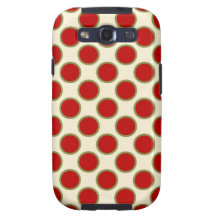 Christmas Holiday Polka Dots Samsung Galaxy SIII Covers