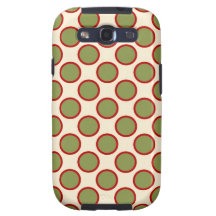 Christmas Holiday Polka Dots Galaxy SIII Case