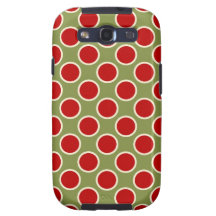 Christmas Holiday Polka Dots Galaxy SIII Covers