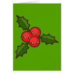 Christmas Holly Card