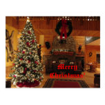 Christmas House Postcard postcards