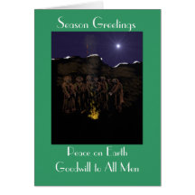 Christmas in the trenches greeting cards