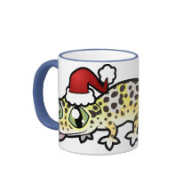 Christmas Leopard Gecko Mugs