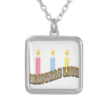 Christmas Light. Personalized Necklace