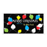 Christmas Lights Customised Photo Card