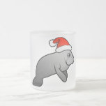 Christmas Manatee Santa Mugs