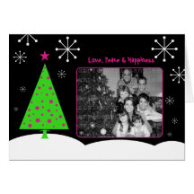 Christmas Mod Tree Greeting Card
