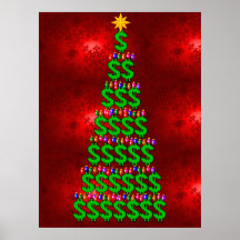 Christmas Money Tree Poster
