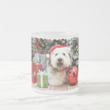 Christmas - Old English Sheepdog - Alphy Mug