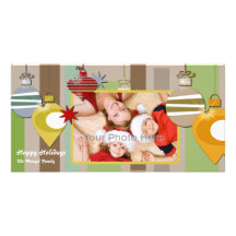 Christmas ornament photocard personalized photo card