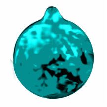 Christmas Ornaments Dancing Ball Cyan Sculpture Photo Cutouts