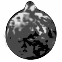 Christmas Ornaments Dancing Ball Grey Sculpture Cut Out