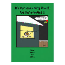 Christmas Party Invitation: Prancers Present