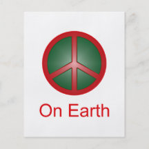 Christmas Peace Sign Flyer
