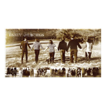 christmas photo card, collage