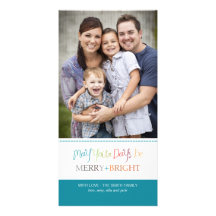 Christmas Photo Card - Merry and Bright
