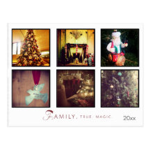christmas photo social networks post card