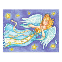 Christmas Postcard: Christmas Angel