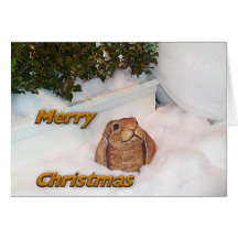 Christmas Rabbit Cards