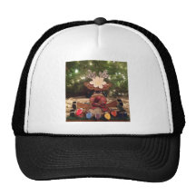 Christmas Reindeer Mesh Hats
