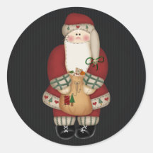 Christmas Santa 13 - Holiday Stickers