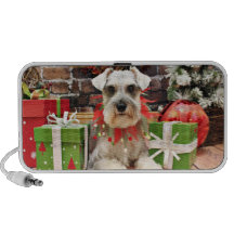 Christmas - Schnauzer - Abby Travelling Speakers