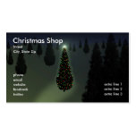 Christmas Shop Business Card