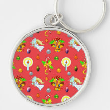 Christmas - Singing Angels & Golden Bells Key Chain