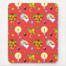 Christmas - Singing Angels & Golden Bells Mousepad