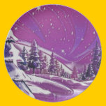 CHRISTMAS SNOW PLATE plates