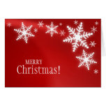 Christmas Snowflakes card