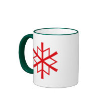 Christmas Snowflakes Coffee Mugs