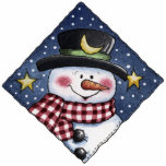 Christmas snowman ornament cut outs