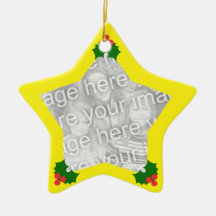 Christmas Star Custom Ornament