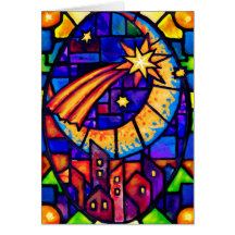 Christmas Star Greeting Card Karten