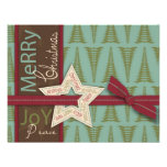 Christmas Star Invitation Card A2