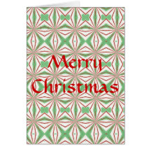 Christmas Star Pattern Cards