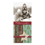 Christmas Star Tall Card Personalized Announcement