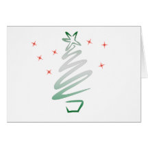 Christmas tree card