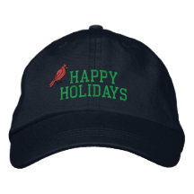 Christmas Tree Embroidered Hat