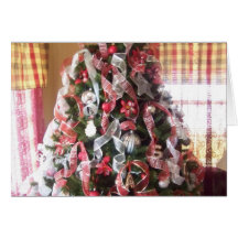 christmas tree greeting card