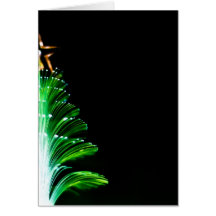 Christmas Tree Lights Greeting Cards