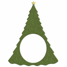 Christmas Tree Photo Ornament Photo Cut Outs