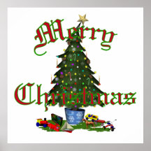 Christmas Tree Poster 36x36"