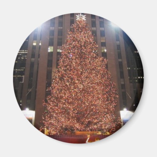 Christmas Tree Rockefeller Centre Fridge Magnets