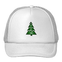 Christmas Tree Sectional w snowflakes Hat