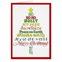 Christmas Tree Subway Art2 Card