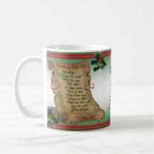 Christmas wish list mug