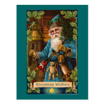 Christmas Wishes Vintage Holiday Art Postcards