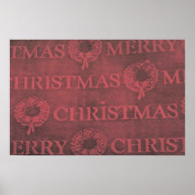 Christmas wrap print